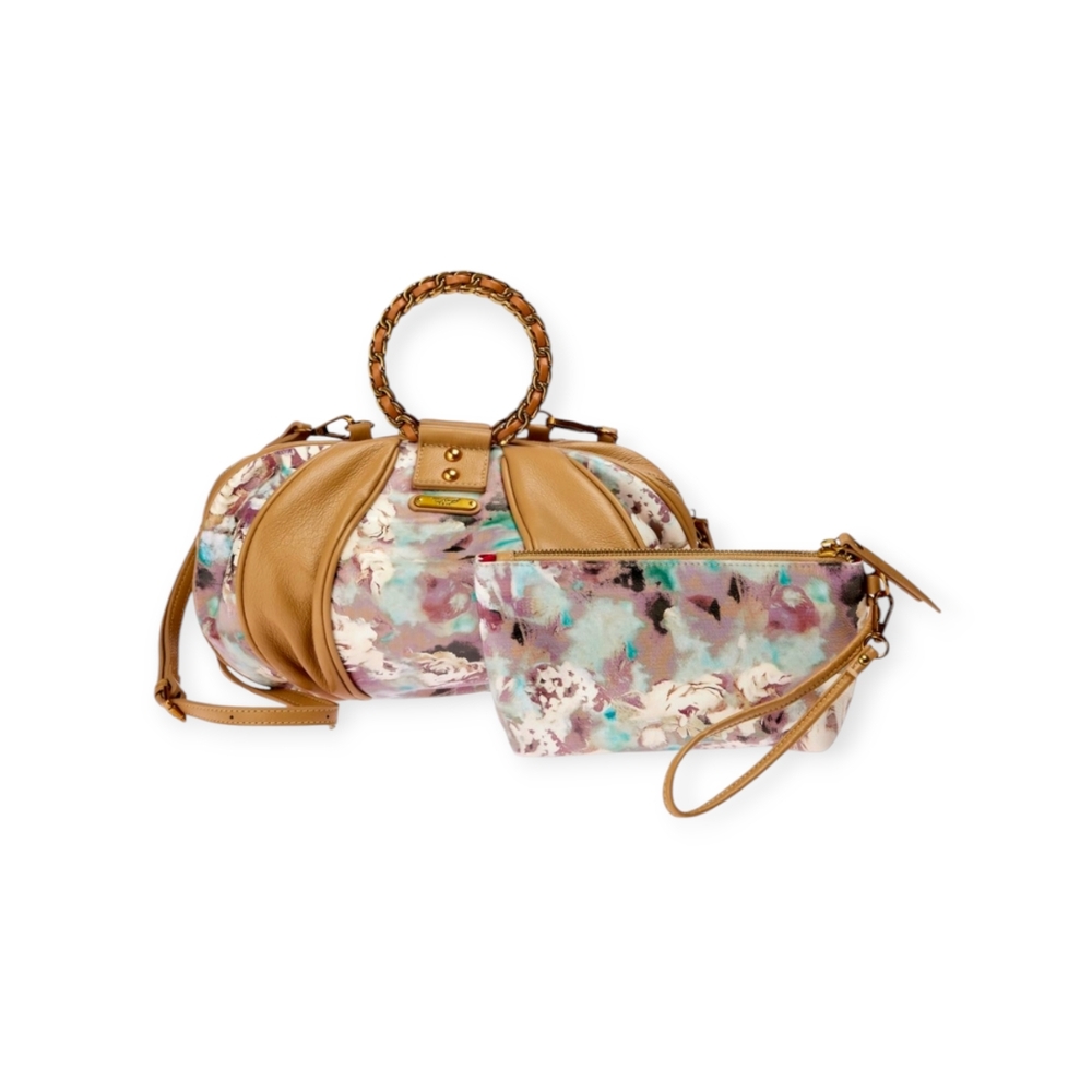 Sharif Legacy Museum Sculpted Balloon Leather Crossbody with Wristlet
